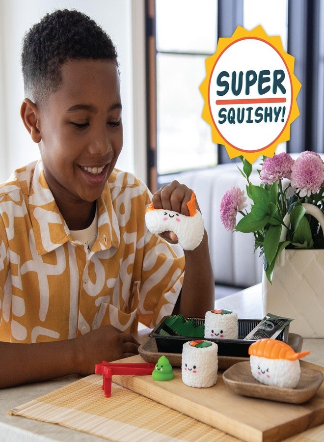 مايندوير مجموعة ألعاب MindWare Foodie Fidgets Sushi Tray للأطفال والكبار - من عمر 5 سنوات فما فوق - Image 4